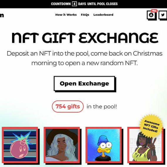 Exchanging NFT gifts with Santa.FM – Metaversal